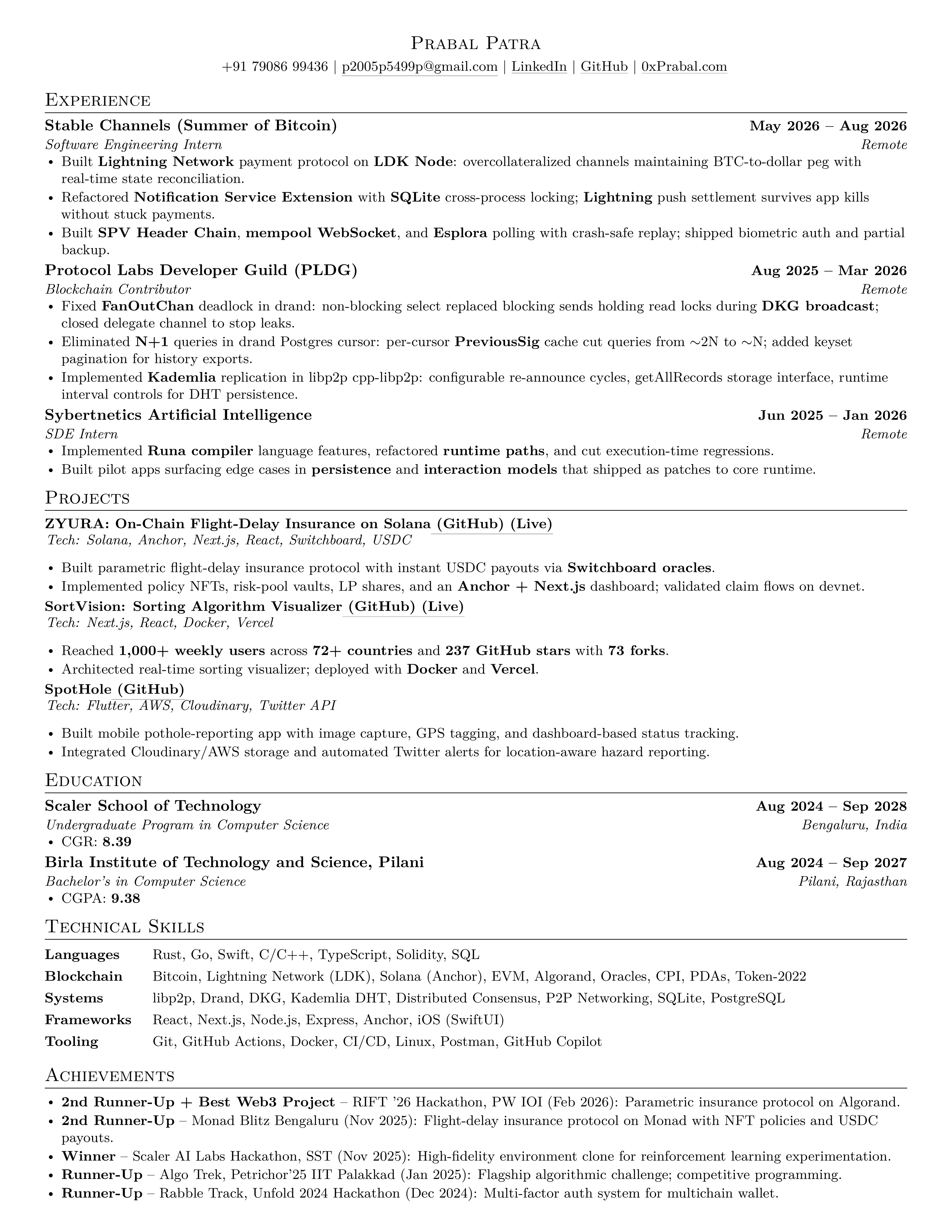 SST Resume